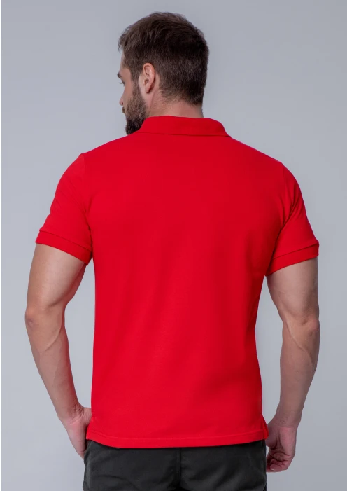 Купить футболка-поло пике мужская «звезда» красная в интернет-магазине ArmRus по выгодной цене. - изображение 2