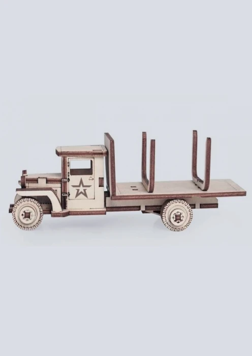 Купить игрушка-конструктор из дерева советский грузовик-лесовоз «зис-5» 43 детали в интернет-магазине ArmRus по выгодной цене. - изображение 5