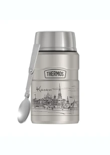 Термос из нержавеющей стали, Thermos SK3021 Kazan, 710мл - стальной