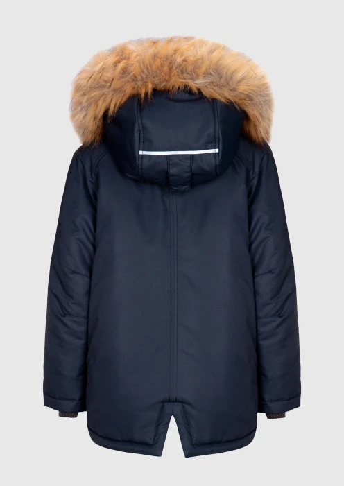 Купить  куртка утепленная детская «вежливые мишки» темно-синяя в интернет-магазине ArmRus по выгодной цене. - изображение 25