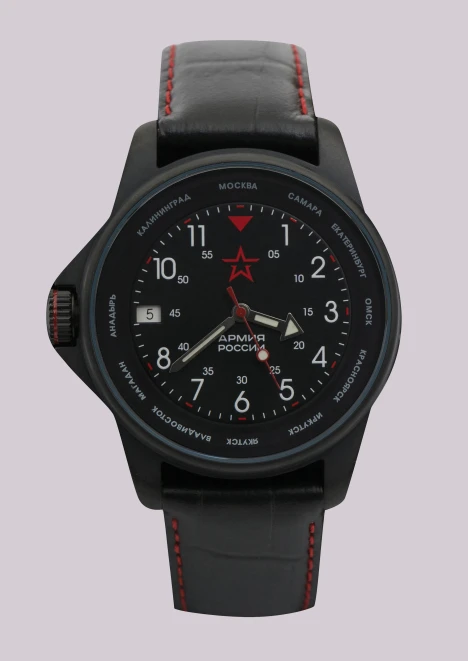 Купить часы наручные армия россии ратник, черный в интернет-магазине ArmRus по выгодной цене. - изображение 1