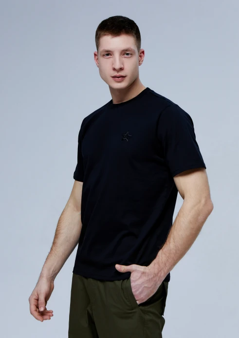 Купить футболка мужская «звезда» черная в интернет-магазине ArmRus по выгодной цене. - изображение 1
