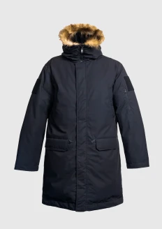 Куртка зимняя повседневная для военнослужащих черного цвета: купить в интернет-магазине «Армия России