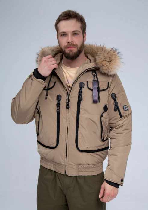 Купить куртка-пилот утепленная мужская  в интернет-магазине ArmRus по выгодной цене. - изображение 1