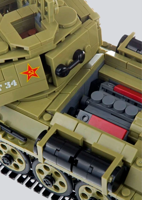 Купить игрушка-конструктор танк «т-34» 969 деталей в интернет-магазине ArmRus по выгодной цене. - изображение 6