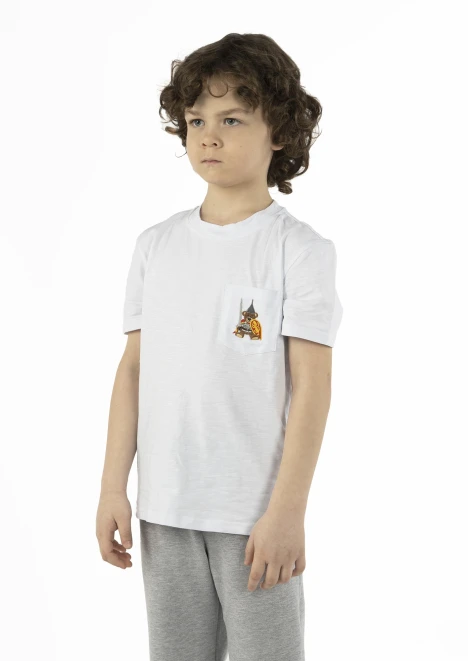Купить футболка детская «вежливые мишки» белая в интернет-магазине ArmRus по выгодной цене. - изображение 1