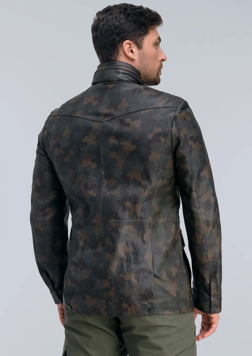 Купить куртка-плащ из натуральной кожи камуфляж в интернет-магазине ArmRus по выгодной цене. - изображение 2