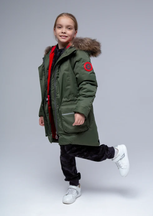 Купить куртка-парка утепленная детская «армия россии» хаки со светоотражающими вставками в интернет-магазине ArmRus по выгодной цене. - изображение 25