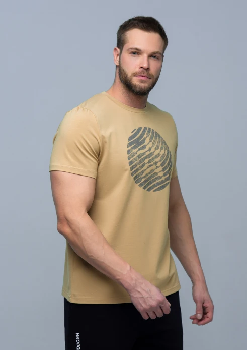 Купить футболка мужская «звезда песчаная» песок в интернет-магазине ArmRus по выгодной цене. - изображение 3