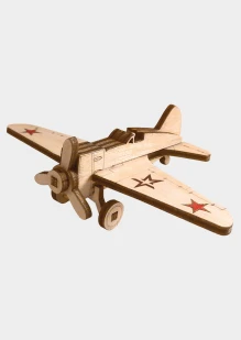 Конструктор из дерева «Армия России» Советский истребитель И-16: купить в интернет-магазине «Армия России