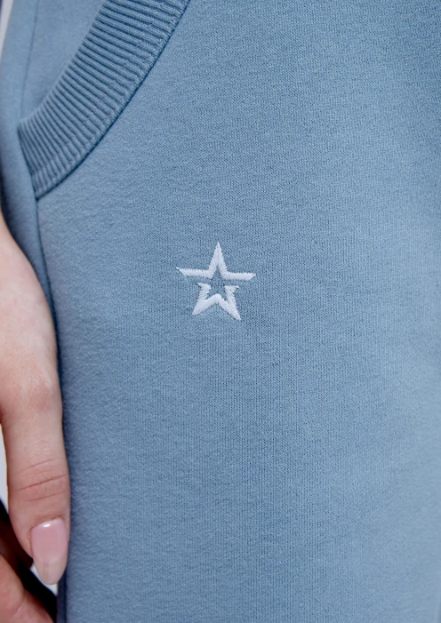 Купить брюки женские «звезда» винтажно-синие в Москве с доставкой по РФ - изображение 5