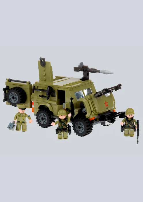 Купить игрушка-конструктор военный внедорожник «армия россии» 497 деталей в интернет-магазине ArmRus по выгодной цене. - изображение 3