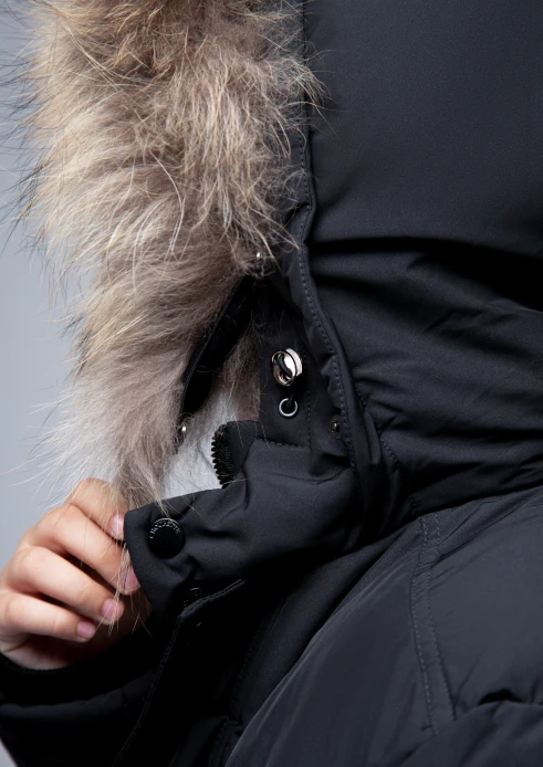 Купить куртка-парка утепленная детская «армия россии» черная в интернет-магазине ArmRus по выгодной цене. - изображение 10