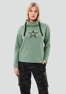 Толстовка женская «Звезда» хаки: купить в интернет-магазине «Армия России