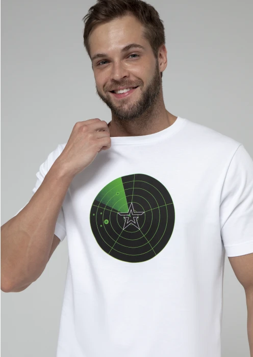Купить футболка мужская «радар» белая в интернет-магазине ArmRus по выгодной цене. - изображение 5