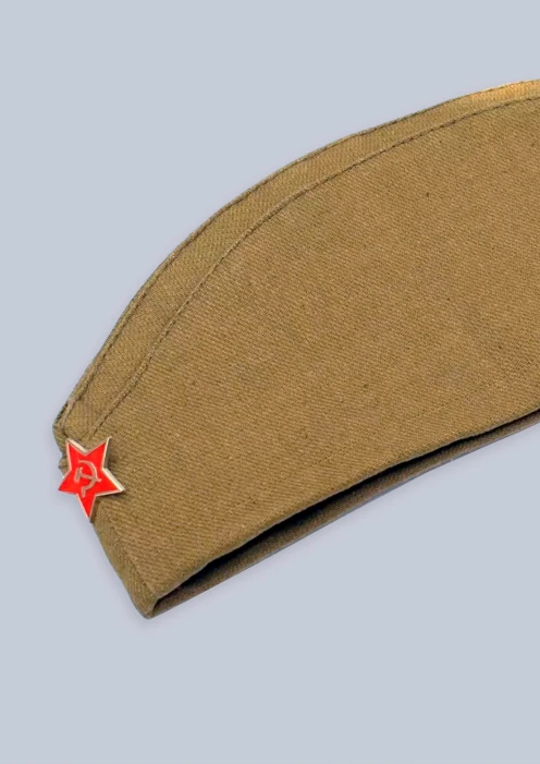 Купить пилотка солдатская со звездой, защитного цвета в интернет-магазине ArmRus по выгодной цене. - изображение 3