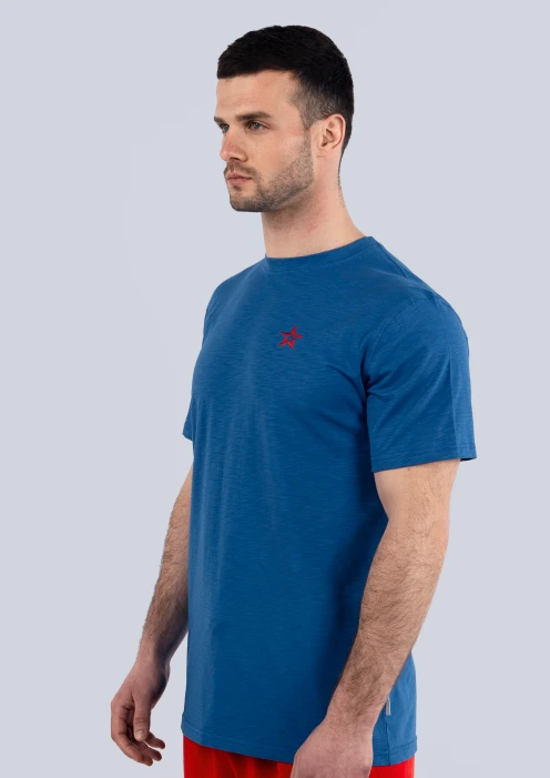 Купить футболка мужская «армия россии» синяя с красной звездой в интернет-магазине ArmRus по выгодной цене. - изображение 3