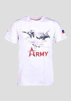 Футболка «ВКС» Армия-2016 - белый