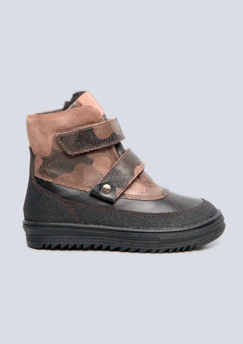 Купить зимние ботинки детские «армия россии» коричневый камуфляж в интернет-магазине ArmRus по выгодной цене. - изображение 3
