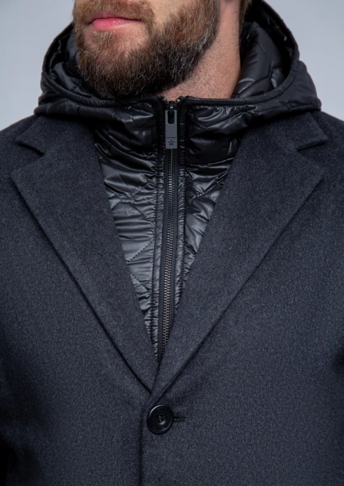 Купить пальто утепленное мужское «армия россии» со съемным капюшоном в интернет-магазине ArmRus по выгодной цене. - изображение 9