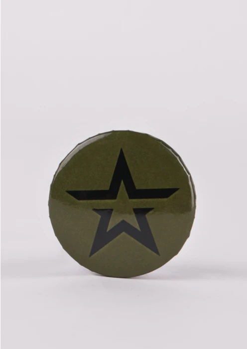 Купить значок закатной «звезда» хаки 38 мм в интернет-магазине ArmRus по выгодной цене. - изображение 1