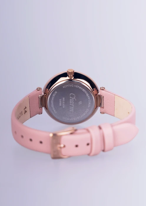 Купить часы женские «charm» кварцевые розовые в интернет-магазине ArmRus по выгодной цене. - изображение 4