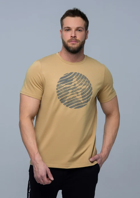 Купить футболка мужская «звезда песчаная» песок в интернет-магазине ArmRus по выгодной цене. - изображение 1