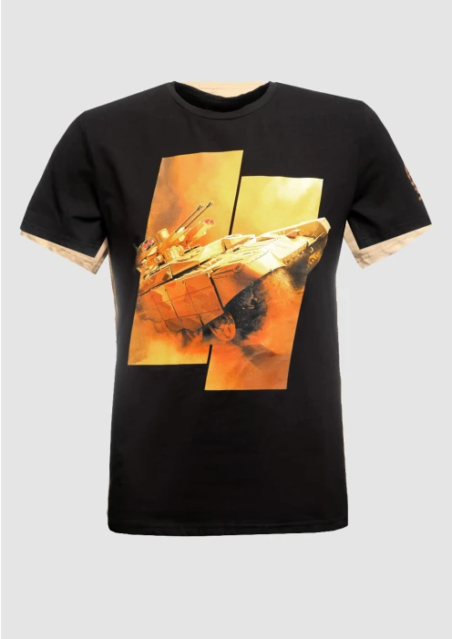Купить футболка мужская «танковый биатлон» черная в интернет-магазине ArmRus по выгодной цене. - изображение 1