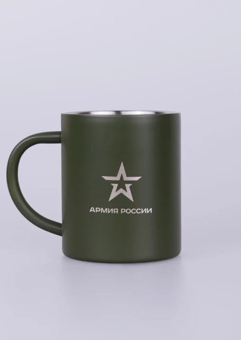 Купить кружка металлическая «армия россии» 300 мл хаки в интернет-магазине ArmRus по выгодной цене. - изображение 1
