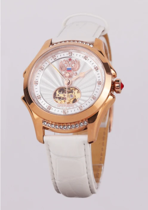 Купить часы женские «президент» механические белые в интернет-магазине ArmRus по выгодной цене. - изображение 1
