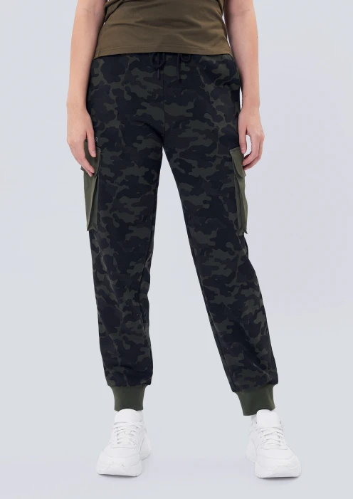 Купить брюки-карго женские «армия» хаки камуфляж в Москве с доставкой по РФ - изображение 1