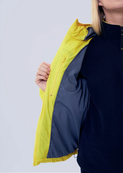 Купить куртка зимняя женская «родина в сердце» желтая в Москве с доставкой по РФ - изображение 5