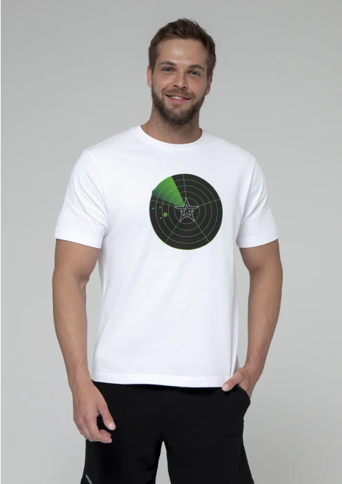 Купить футболка мужская «радар» белая в интернет-магазине ArmRus по выгодной цене. - изображение 1