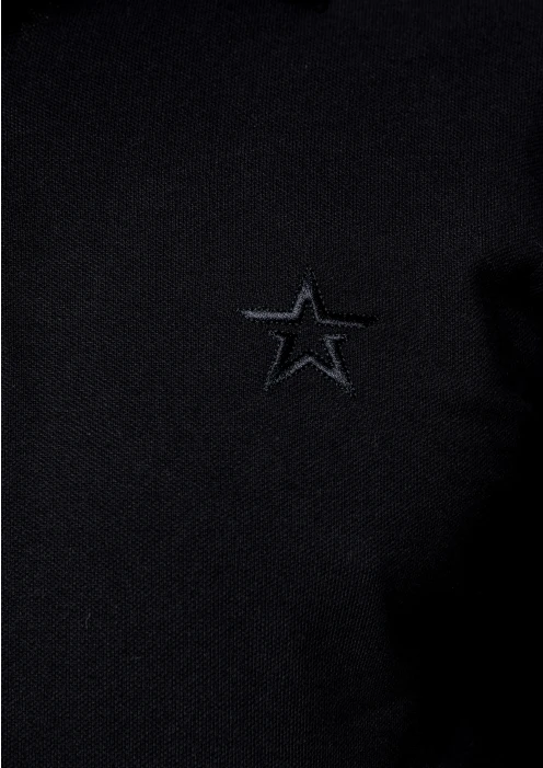 Купить футболка-поло пике мужская «звезда» черная в интернет-магазине ArmRus по выгодной цене. - изображение 6