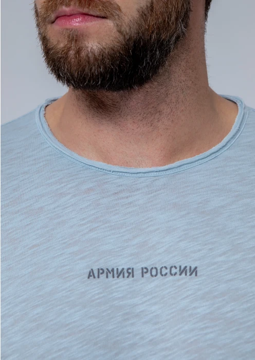 Купить футболка «армия россии» винтажно-синяя в интернет-магазине ArmRus по выгодной цене. - изображение 5