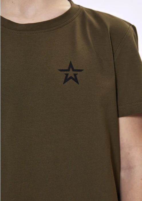 Купить футболка детская «армия россии» хаки с надписью на спине в интернет-магазине ArmRus по выгодной цене. - изображение 4
