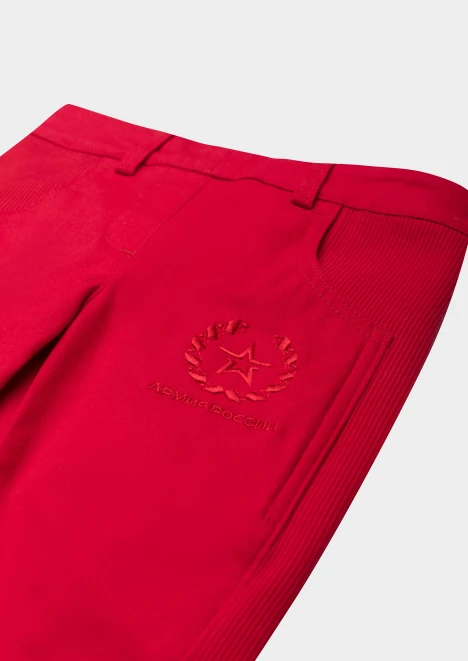 Купить брюки для девочки «армия россии» красные на резинке в интернет-магазине ArmRus по выгодной цене. - изображение 3
