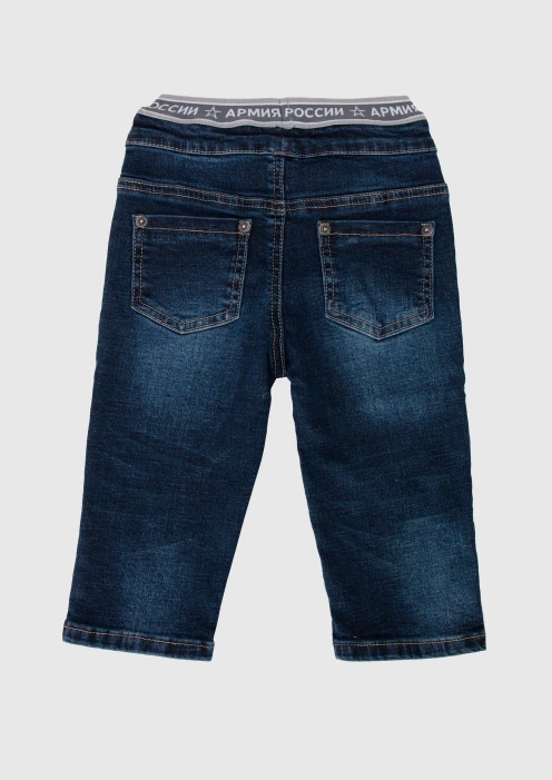 Купить джинсы детские «армия россии» синие в интернет-магазине ArmRus по выгодной цене. - изображение 2