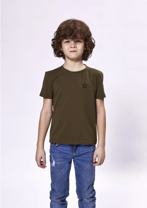 Купить футболка детская звезда и армия рооссии надпись на спине в интернет-магазине ArmRus по выгодной цене. - изображение 1