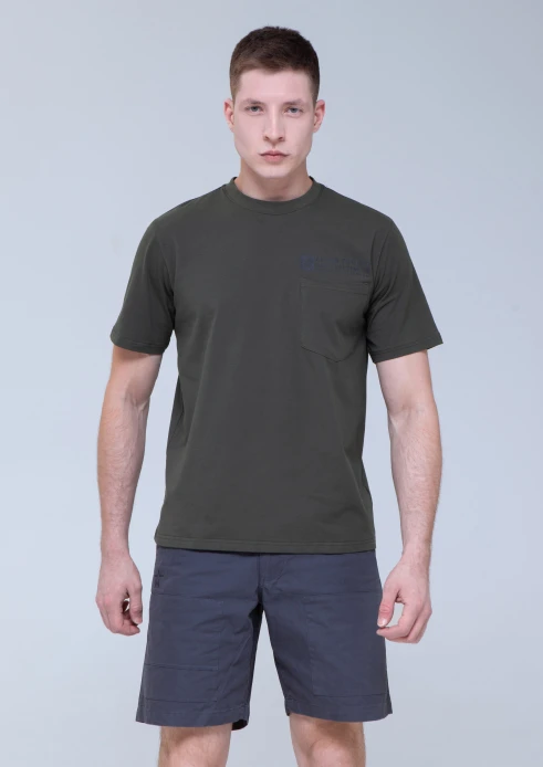 Купить футболка мужская «штамп» хаки в интернет-магазине ArmRus по выгодной цене. - изображение 1