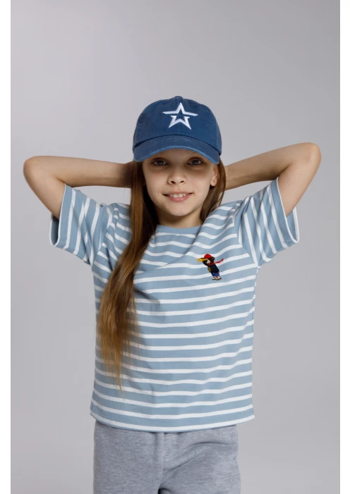 Купить бейсболка детская «звезда» синяя в интернет-магазине ArmRus по выгодной цене. - изображение 8