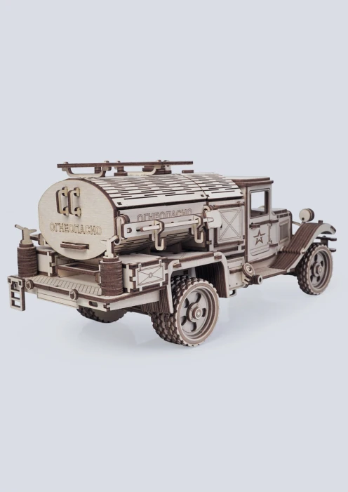 Купить игрушка-конструктор из дерева советский грузовик-заправщик «полуторка» 309 деталей в интернет-магазине ArmRus по выгодной цене. - изображение 2