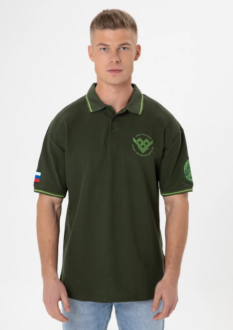 Купить рубашка-поло мужская army games, цвет хаки в интернет-магазине ArmRus по выгодной цене. - изображение 1