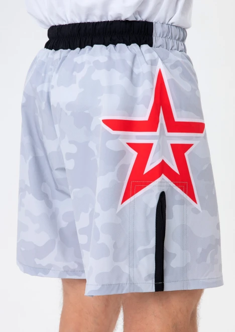 Купить шорты мужские тренировочные «армия россии» серый камуфляж в интернет-магазине ArmRus по выгодной цене. - изображение 7