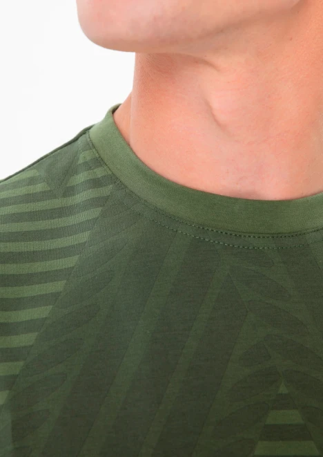 Купить футболка мужская «погонная лента» хаки в интернет-магазине ArmRus по выгодной цене. - изображение 5
